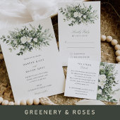 Botanische Grace Bruiloft RSVP Kaart