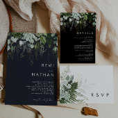 Griekenland en Gold Leaf | Donkere zee-alfabetisch Poster