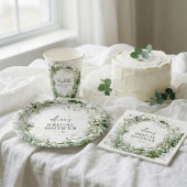 Greenery Tuin Script Vrijgezellenfeest Servet