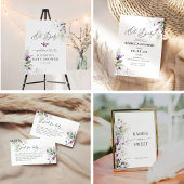 Paarse groene lavendel papieren servetten