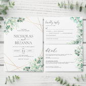 Elegant Greenery Eucalyptus Gold Bridesmaid Sleutelhanger (Personaliseer de collectie van deze zelfstandige maker.)