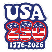 America's 250th Birthday - Groovy USA 250 Cadeaupapier