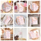 Seven is een Vibe Groovy Retro Daisy 7e verjaardag Kaart