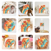 Two Groovy Babe Retro Rainbow 2nd Birthday Party Spandoek