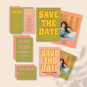 Groovy Bold Blauw Roze Rood Bruidsmeisje Voorstel Sparkling Wijnetiket