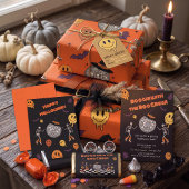 Groovy Retro Disco Boo Crew Halloween Inpakpapier