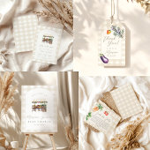 Groeien met het baby shower van de liefdesmarkt bedankdoosjes