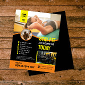 Aangepaste flyer voor Gym Services