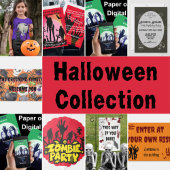 Whimsy gothic verjaardagsfeest met witterende goth kaart