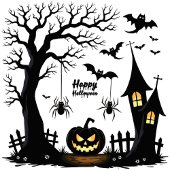 Uitnodiging voor Halloween Party