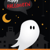 Cute spook die 's nachts op straat rondzwerft deurmat