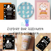 Een spooky kerel eerste verjaardag welkom teken poster