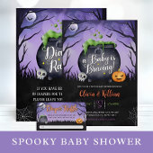 Halloween Baby shower Luier Raffle Teken Pedestal Reclamebord Met Voetstuk