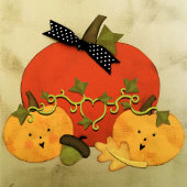 Bruiloftsfeestje met Halloween in oktober Cadeaupapier