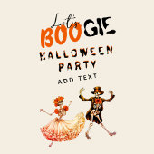 BOOGIE Skelet Day of Dead Halloween Welkomstbord Papieren Bekers