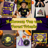 Schattigee Houtlanddieren Halloween Trick or treat T-shirt