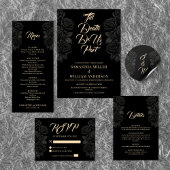 Till Death Do Us Part Zwarte Rozen bruiloft Vierkante Sticker