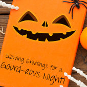 Halloween Gourd-Eous Nachtuitnodiging Kaart