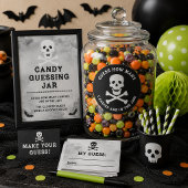 Schedel en Botten Halloween Verjaardag Banner