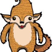 Gelukkige Verjaardag Weerwolf Volle Maan en Vleerm Vlaggetjes