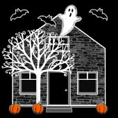 Uitnodiging voor Halloween Cocktail Party