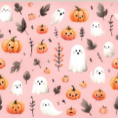 Ghost roze Helloween Wrapping Papier Bladen Kartonnen Onderzetters