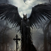 Custom Halloween Party Gothic Cemetery Graveyard Kaart