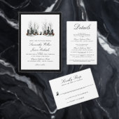 Halloween Village bruiloft Menu (Personaliseer de collectie van deze zelfstandige maker.)