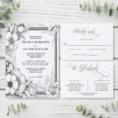 Simple Wedding RSVP card Kaartje (Personaliseer de collectie van deze zelfstandige maker.)