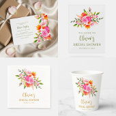 Custom Would She Rather Floral Shower Game Kaart