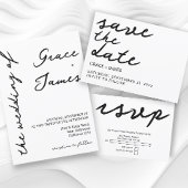 Niets Fancy, maar liefdesminimalistisch huwelijk Ronde Sticker