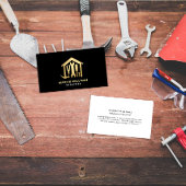 Modern Elegant Gold & Black Handyman T-shirt