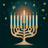 Gepersonaliseerde roze Chanoeka Schort