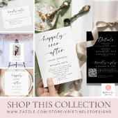 Sparen het Minimale Manuscript van de Foto van de  Save The Date