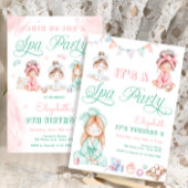 Ice Cream Bar Spa Verjaardagsfeestje Poster