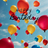 Sky High Celebrations: Een uitbarsting van verjaar Inpakpapier Vel