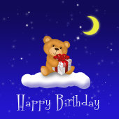 Teddy Bear met Gift - Birthday Large Gift Bag Groot Cadeauzakje