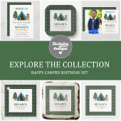 Een gelukkige Camper Boys eerste verjaardag Kaart