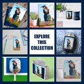 Fijne Aangepaste foto en naam van de Dag van de Ee Muismat