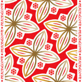 prettige feestdagen | Vrede en liefde | Poinsettia Sneeuwbol