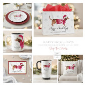 Dachshund Wiener Dog Holiday Season  Mok