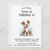 Gelukkige minimalistische Pitbull Pit Bull Terrier Bedankkaart