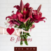 Liefde en bloemen voor MoM Paarse roze bloemige Ro Koffiemok