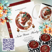 Gelukkig nieuw chinees draak jaar spandoek