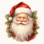 Happy Santa  retour adreslabels Etiket