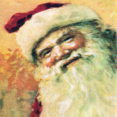 Happy Santa Merry kerstmis Vintage Groot Cadeauzakje