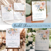 Hargrove Blue Love in Bruids Bloom Shower Welkom Poster