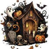 👻 Haunted House Halloween Uitnodigingen🎃🕷️ Kaart