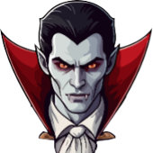 Dracula Vampire Halloween T-shirt 🎃👻