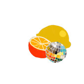Heb een Ball Disco Party Blank Kaarten